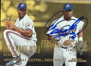 Fernando Seguignol Signed 2000 SkyBox Dominion Baseball Card - Montreal Expos #294