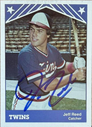 Jeff Reed Signed 1983 TCMA Baseball Card - Orlando Twins #5