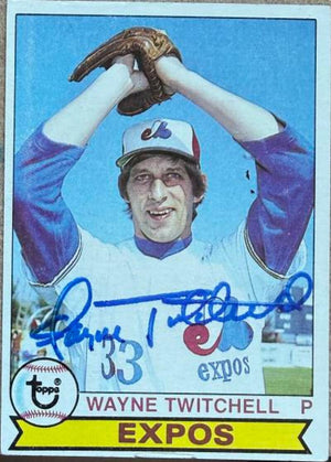Wayne Twitchell Signed 1979 Topps Baseball Card - Montreal Expos #326