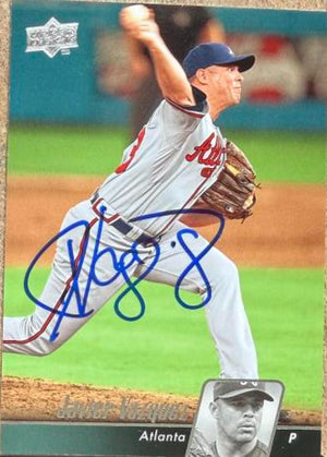 Javier Vazquez Signed 2010 Upper Deck Baseball Card - Atlanta Braves #58