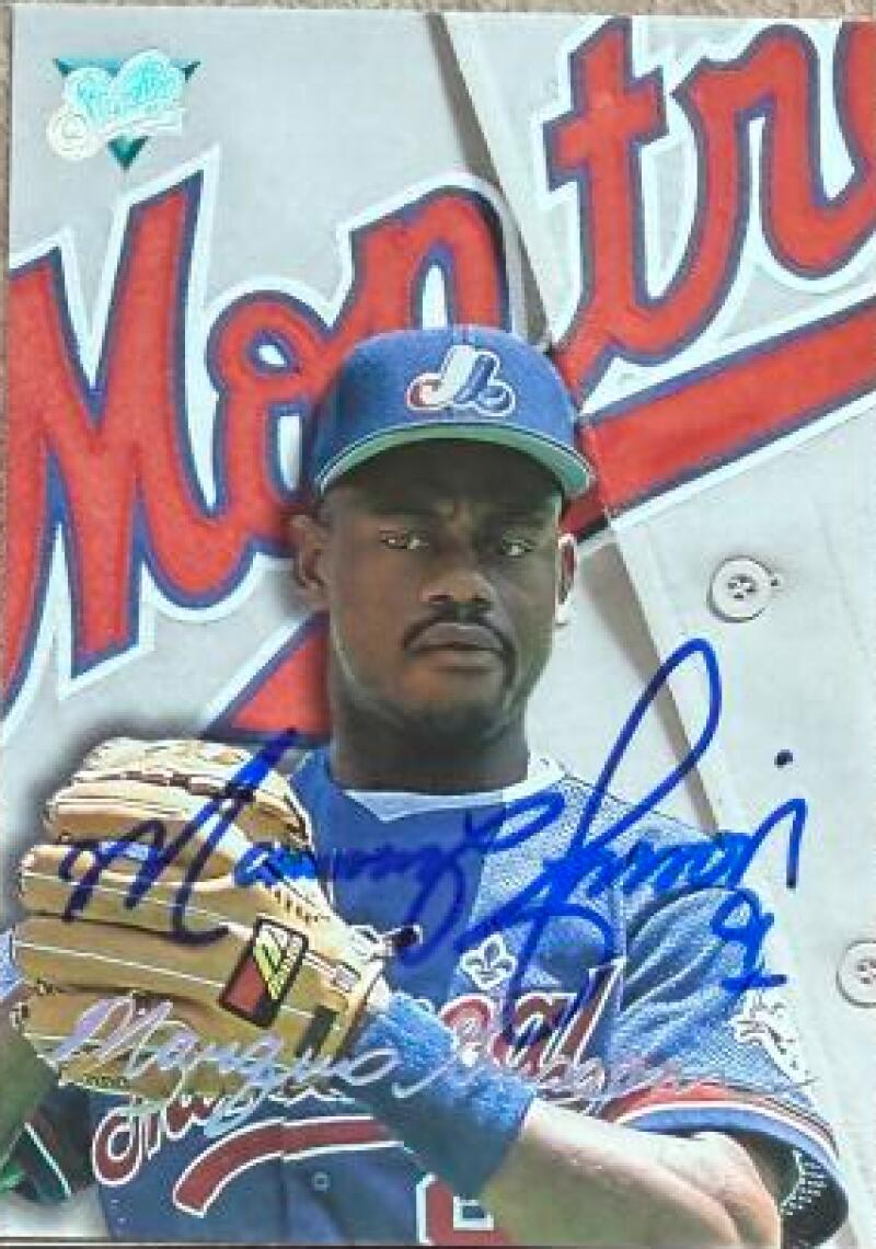 Marquis Grissom Signed 1993 Studio Baseball Card - Montreal Expos #178