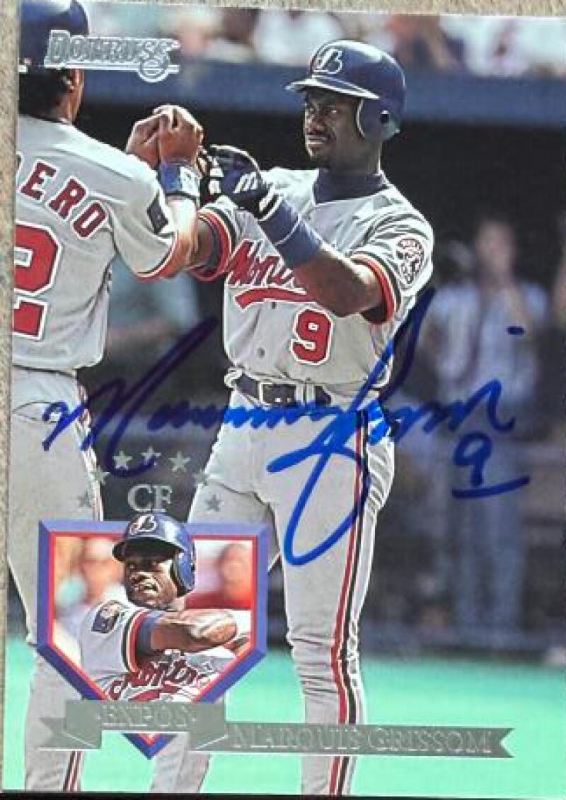 Marquis Grissom Signed 1995 Donruss Baseball Card - Montreal Expos #251