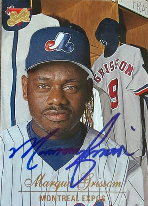 Marquis Grissom Signed 1994 Studio Baseball Card - Montreal Expos #78