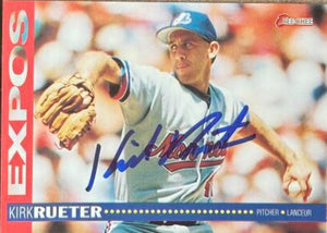 Kirk Rueter Signed 1994 O-Pee-Chee Baseball Card - Montreal Expos #255