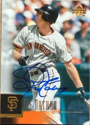 Joe Nathan Signed 2001 Upper Deck Baseball Card - San Francisco Giants #209