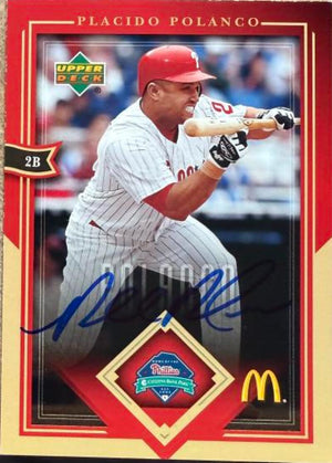 Placido Polanco Signed 2004 Upper Deck McDonald's Citizens Bank Park - Philadelphia Phillies #2