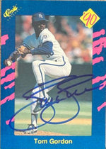 Tom Gordon Signed 1990 Classic Blue Baseball Card - Kansas City Royals #4