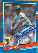 Tom Gordon Signed 1991 Donruss Baseball Card - Kansas City Royals #242
