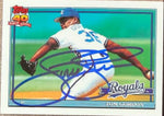 Tom Gordon Signed 1991 Topps Tiffany Baseball Card - Kansas City Royals #248