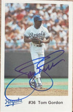 Tom Gordon Signed 1992 Police SGA - Kansas City Royals #NNO