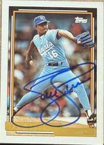 Tom Gordon Signed 1992 Topps Gold Baseball Card - Kansas City Royals #431