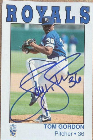 Tom Gordon Signed 1993 Police SGA - Kansas City Royals #NNO
