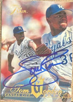 Tom Gordon Signed 1994 Flair Baseball Card - Kansas City Royals #299