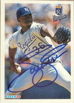 Tom Gordon Signed 1994 Fleer Baseball Card - Kansas City Royals #155