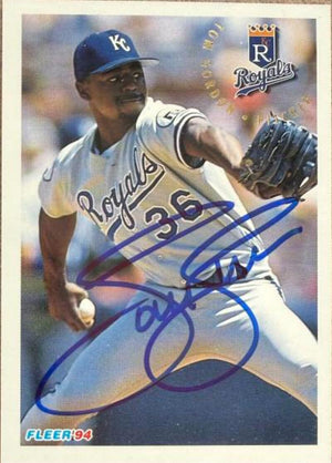 Tom Gordon Signed 1994 Fleer Baseball Card - Kansas City Royals #155