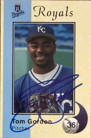 Tom Gordon Signed 1994 Police SGA - Kansas City Royals #NNO