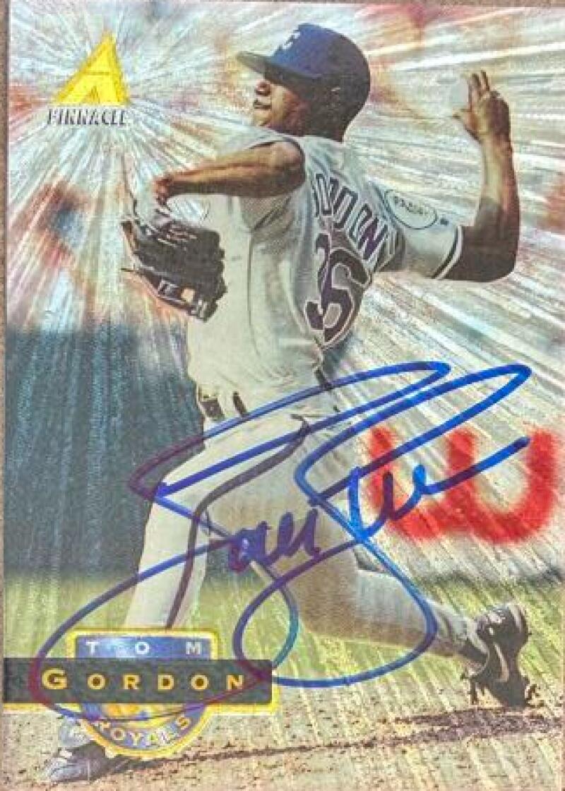 Tom Gordon Signed 1994 Pinnacle Museum Collection Baseball Card - Kansas City Royals #317