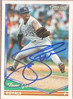 Tom Gordon Signed 1994 Topps Gold Baseball Card - Kansas City Royals #66