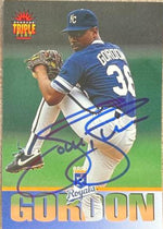 Tom Gordon Signed 1994 Triple Play Baseball Card - Kansas City Royals #234