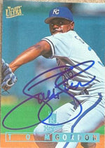 Tom Gordon Signed 1995 Fleer Ultra Baseball Card - Kansas City Royals #289