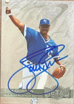 Tom Gordon Signed 1996 Metal Universe - Platinum Baseball Card - Boston Red Sox #15