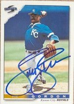 Tom Gordon Signed 1996 Score Baseball Card - Kansas City Royals #453