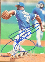 Tom Gordon Signed 1996 Fleer Ultra Baseball Card - Kansas City Royals #70
