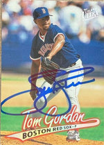 Tom Gordon Signed 1997 Fleer Ultra Baseball Card - Boston Red Sox #14