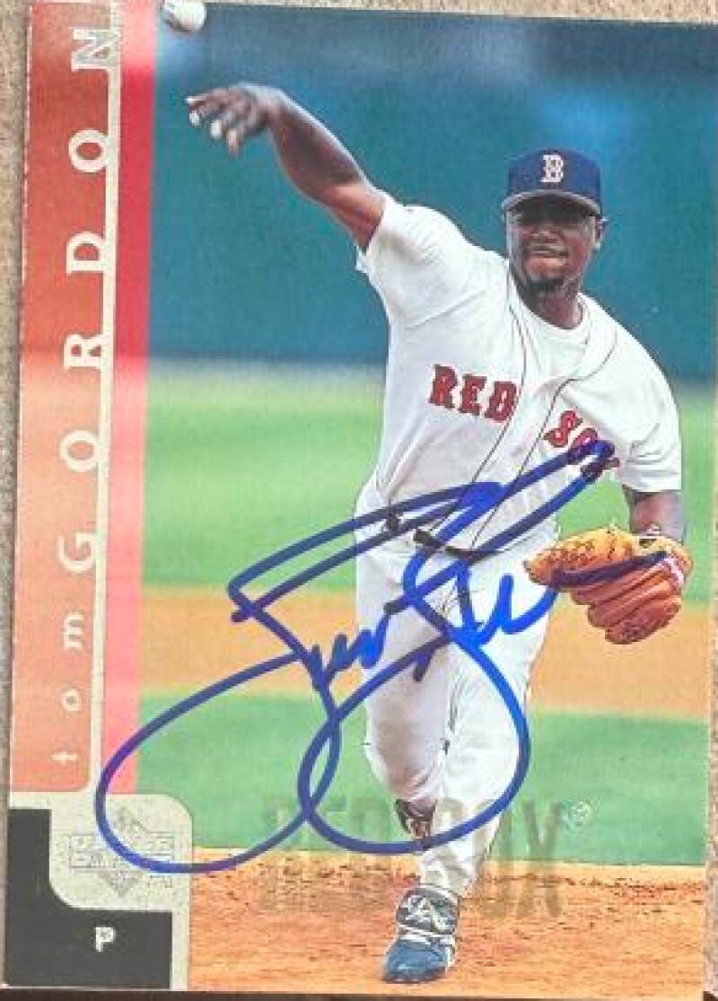 Tom Gordon Signed 1998 Upper Deck Baseball Card - Boston Red Sox #43