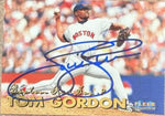 Tom Gordon Signed 1999 Fleer Tradition Baseball Card - Boston Red Sox #85