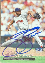 Tom Gordon Signed 2000 Fleer Ultra Baseball Card - Boston Red Sox #12