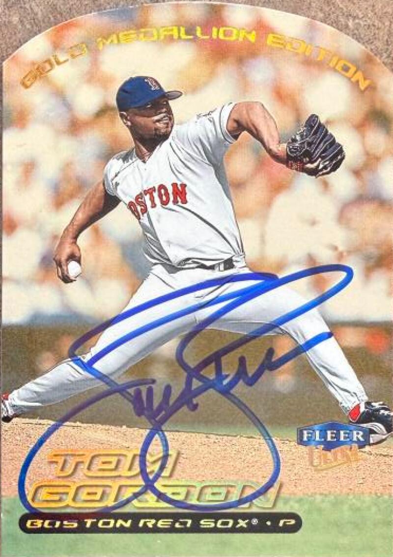 Tom Gordon Signed 2000 Fleer Ultra Gold Medallion Baseball Card - Boston Red Sox #12G