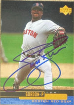 Tom Gordon Signed 2000 Upper Deck Baseball Card - Boston Red Sox #60