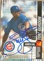 Tom Gordon Signed 2002 MLB Showdown Trading Deadline Baseball Card - Chicago Cubs #111