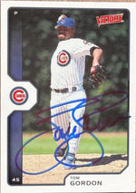 Tom Gordon Signed 2002 Upper Deck Victory Baseball Card - Chicago Cubs #313