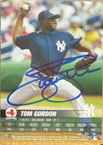 Tom Gordon Signed 2004 MLB Showdown Trading Deadline Baseball Card - New York Yankees #039