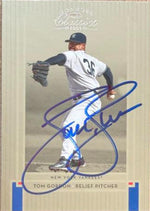 Tom Gordon Signed 2005 Donruss Classics Baseball Card - New York Yankees #181