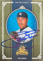 Tom Gordon Signed 2005 Donruss Diamond Kings Baseball Card - New York Yankees #159