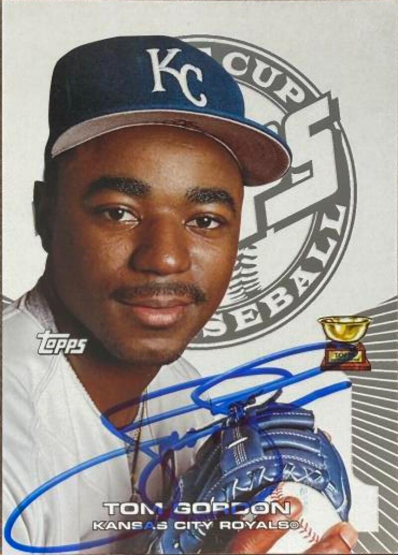 Tom Gordon Signed 2005 Topps Rookie Cup Baseball Card - Kansas City Royals #71