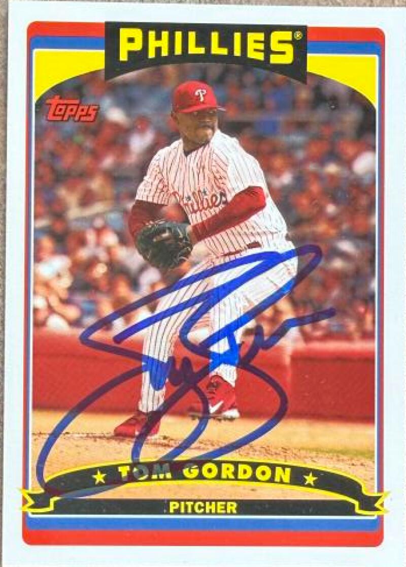Tom Gordon Signed 2006 Topps Fan Appreciation Day SGA - Philadelphia Phillies #4