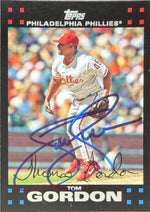 Tom Gordon Signed 2007 Topps Baseball Card - Philadelphia Phillies #24