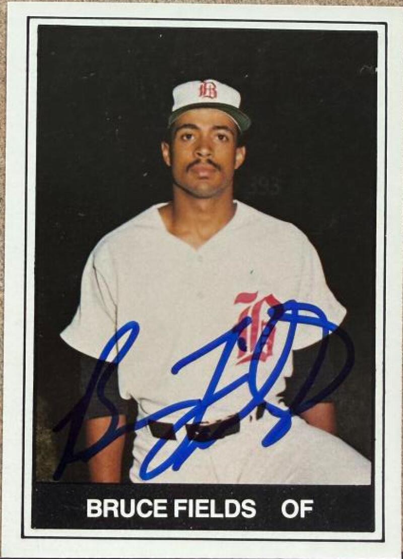 Bruce Fields Signed 1982 TCMA Birmingham Barons #11