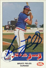 Bruce Fields Signed 1986 Nashville Sounds #NNO