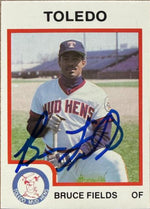 Bruce Fields Signed 1987 ProCards Toledo Mud Hens Baseball Card #1967