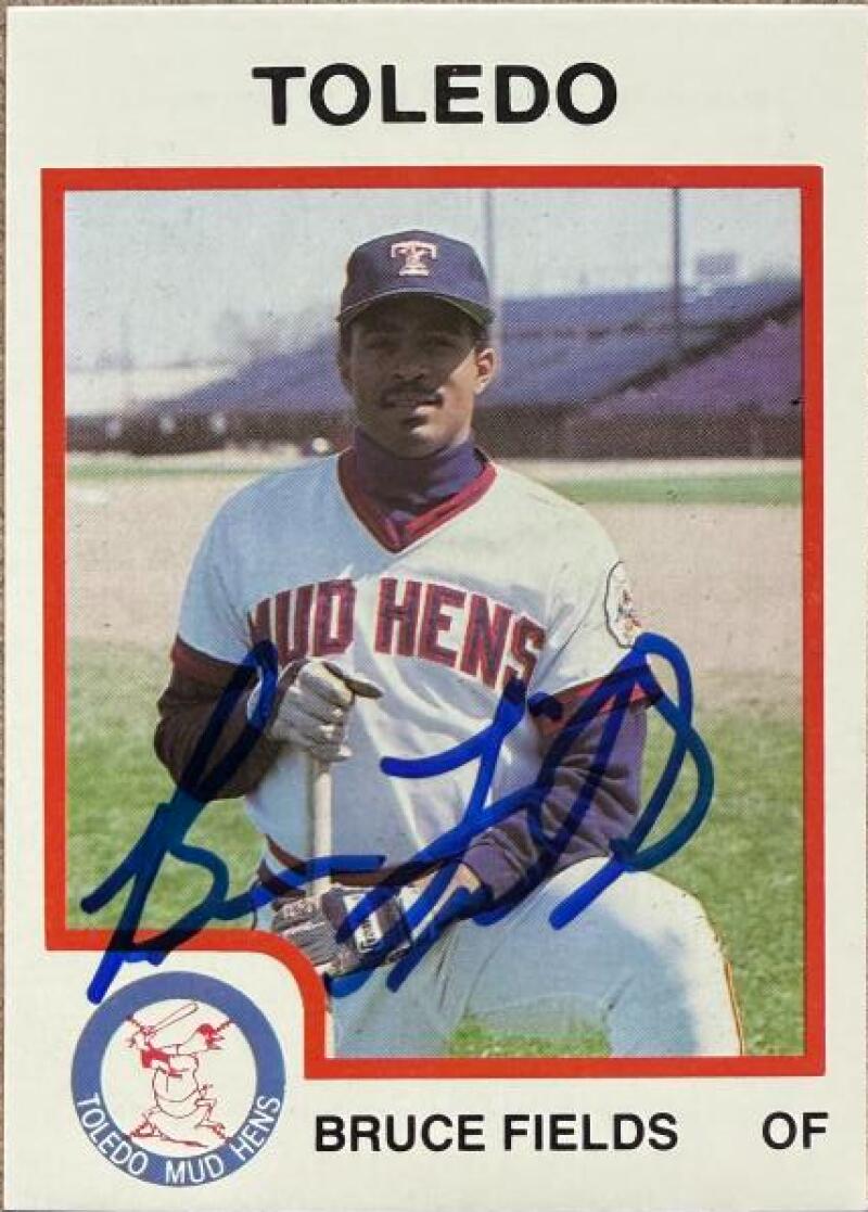 Bruce Fields Signed 1987 ProCards Toledo Mud Hens Baseball Card #1967