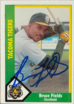 Bruce Fields Signed 1990 CMC Tacoma Tigers Baseball Card #14