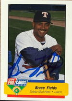 Bruce Fields Signed 1994 Fleer ProCards Toledo Mud Hens Baseball Card HC #1041