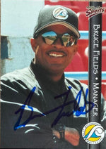 Bruce Fields Signed 1999 Multi-Ad West Michigan Whitecaps #NNO