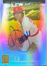 Bill Lee Signed 2003 Topps Tribute World Series 1975 - Boston Red Sox #13