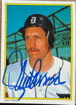 Lance Parrish Signed 1983 Topps - All-Star Set Collector's Edition (Glossy Send-Ins) Baseball Card - Detroit Tigers #27